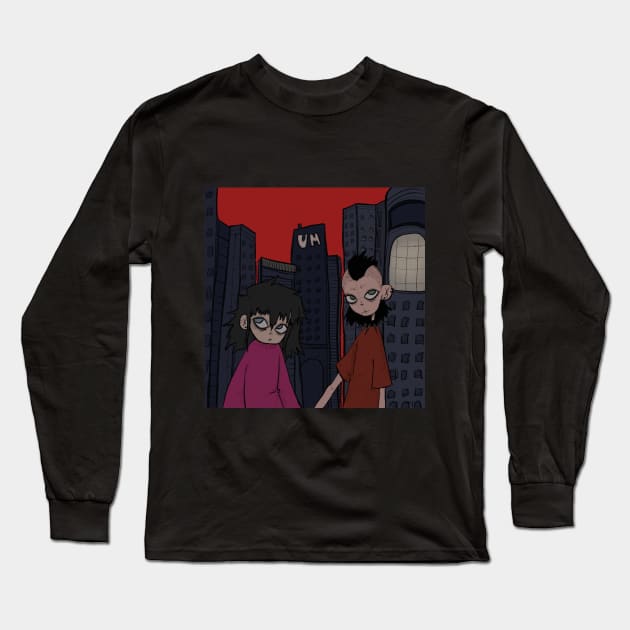 runt and gruff Long Sleeve T-Shirt by maggot meat